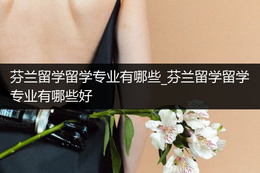 芬兰留学留学专业有哪些_芬兰留学留学专业有哪些好