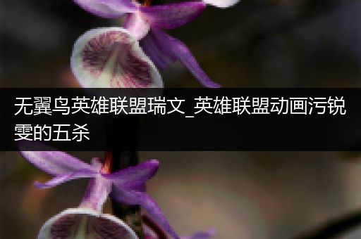 无翼鸟英雄联盟瑞文_英雄联盟动画污锐雯的五杀